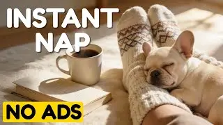 Settle Hyper Puppy Instantly ☕️ Relaxing Guitar for Weekend Naps | Stop Barking (12 Hours No Ads)