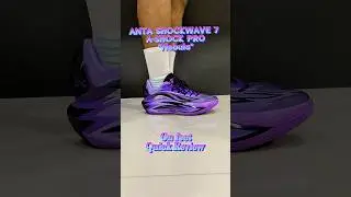 ANTA SHOCKWAVE 7 A-SHOCK PRO &ldquo;Nebula&rdquo; On feet quick review #basketball  #antabasketball  #fyp