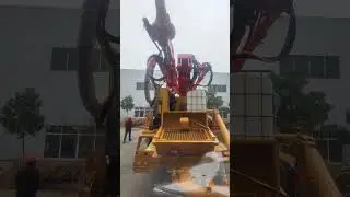 25m trucked concrete pump,boom pump,wet shotcrete machine #concretepump #shotcretemachine