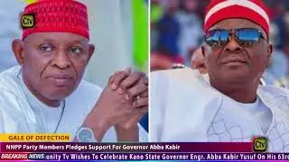 GALE OF DEFECTION:. Kano NNPP Members Pledges Support For Gov. Abba Kabir...