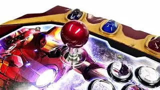 IRONMAN INFINITY GAUNLET CUSTOM ARCADE STICK B15SDMDESIGNS