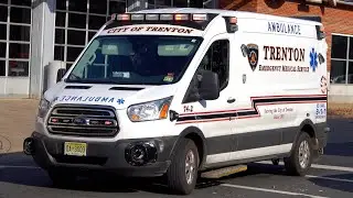 Trenton EMS Ambulance 74-2 Responding