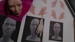 Tutorial pt. 3 - Sculpting wired HANDS for OOAK art dolls part three LindaE