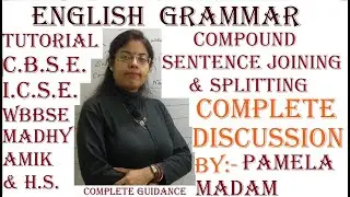 Compound Sentence Joining| English Grammar for beginners | CBSE | WBBSE | ICSE | BENGALI MEDIUM