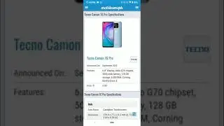 Tecno Camon 16 Pro Specs