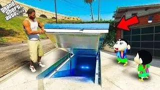 Shinchan and Franklin Found Secret Hidden Bunker Outside Franklin House in GTA 5