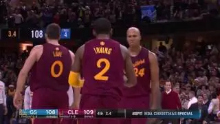 Kyrie Irving Game Winner! | Warriors vs Cavs | December 25, 2016 NBA regular season