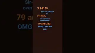 Pi (&pi;) Song