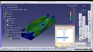 CATIA v5 Frequency Analysis with and without Mass
