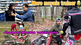POKHARA ENDURO RACE PRACTICE GARDA YESTO VA || 💔🥹JHANDAI KHUTTA VACHIYO