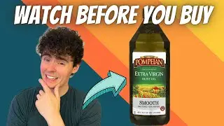 Pompeian Smooth Extra Virgin Olive Oil, First Cold Pressed, Mild and Delicate Flavor (Review)