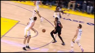 Scottie Barnes Monster Slam Dunk vs GSW