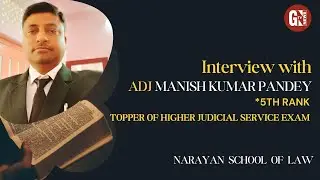 GN TV - Interview with ADJ Manish Kumar Pandey || Topper of Higher Judicial Service Exam || 5th Rank
