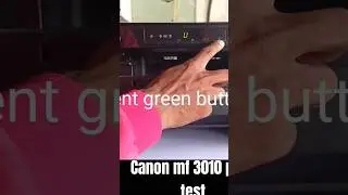 Canon image class mf3010 self Print test without computer #gadgetbytehub