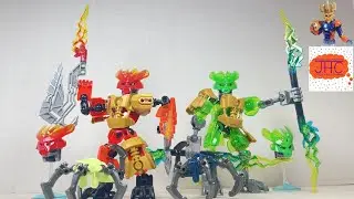 Narmoto Vizuna LEGO BIONICLE Review Protector Fire Jungle Skull Spider Kitbash Custom Action Figure