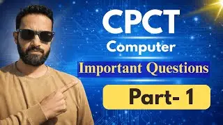 CPCT Computer &ndash; Most Important Questions | MCQ Explained | Part-01