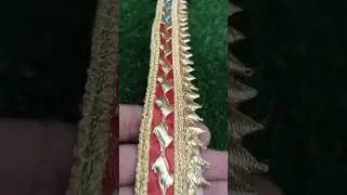 Fancy gota lace , how to make gota lace #ytshorts #youtubeshorts