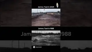 Jammu floods: 1998 vs 2025 🌊 History repeats itself! #JammuFloods #1998Vs2025 #ClimateCrisis #shorts