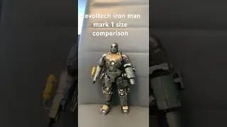 Revoltech iron man mark 1 size comparison