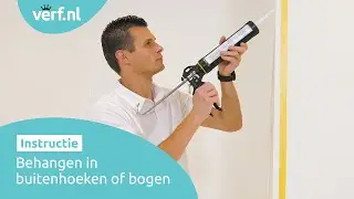 Behangen in buitenhoeken of op bogen | Behang instructies | Verf.nl