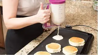 KPKitchen Pancake Batter Dispenser - Kitchen Must Have Tool for Perfect Pancakes, Cupcake, Waffle