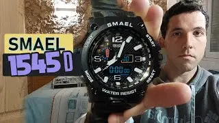 Reloj SMAEL 1545D 🔶 | Configurar hora, alarma en español
