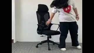 Ergonomically designed office chair with soft cushioning and smooth rolling wheels for easy mobility