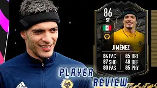 RAUL JIMENEZ 86 SS PLAYER REVIEW FIFA22. THE MEXICAN SENSATION. DELANTERO CON UN TIRO ESPECTACULAR.