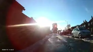 Near missing with oncoming van 10/01/2026