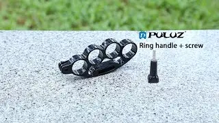 PULUZ Handheld Plastic Knuckles Fingers Grip Ring Monopod Tripod Mount