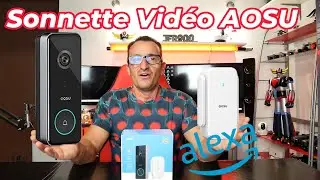 AOSU Sonnette Vidéo (sans fil) , génial ! ...Alexa montre sonnette video ....