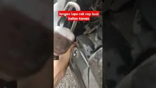 Ciri cop busi yang rusak jika terkana air motor mati atau brebet