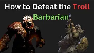 How to defeat the Troll as Barbarian | Dark and Darker