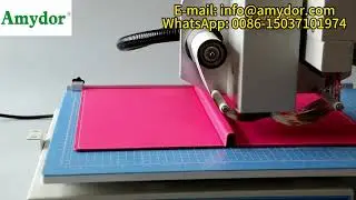 3025 Digital gold foil printing machine on A4 ring binders