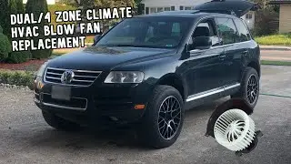 7L/T1 Touareg HVAC blower fan replacement