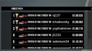 Assoluto Racing World Record at Forest Path (1:09:535) [Toyota GT-One (TS020) '99]