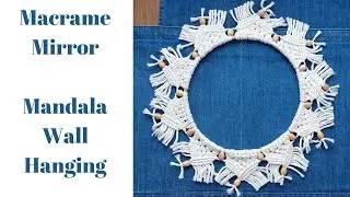 How To Make Macrame Mandala Wall Hanging