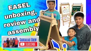 EASEL/ CHALKBOARD UNBOXING FROM AMAZON