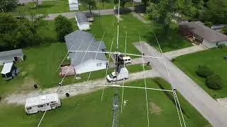 May 19, 2022, K7EK locking down the log periodic