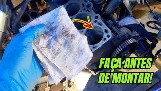 DICAS DE LIMPEZA ANTES DA MONTAGEM DOS PISTÕES, BOMBA DE ÓLEO E CÁRTER VW QUANTUM AP 2.0