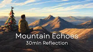 Distant Mountain Echoes 🌬️ Gentle Alpine Wind for Deep Calm & Reflection