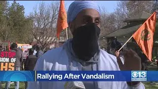 Groups Rally After Gandhi Statue Vandalized In Davis