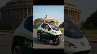 Indian police futuristic vehicle Ai  car 🚙 technology  #shorts