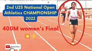 400M women's 2nd U23 National Open Athletics CHAMPIONSHIP 2022 #priya #roshni