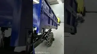 2 wheels walking tractor with trailer 4 WD driven