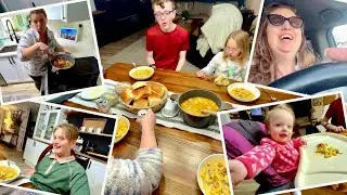 A Full Day of Real Life | Podcast Closet, Family Chaos & Dinner