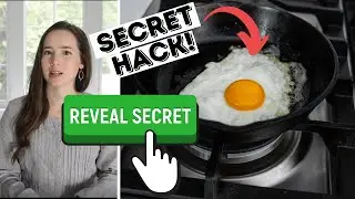 Как приготовить идеально жареную яичницу-глазунью! Без жидких белков!