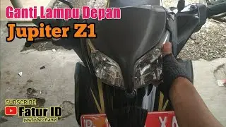 Mengganti Lampu Depan Jupiter Z1 || Melepas batok lampu depan Jupiter Z1