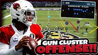Using One the Most EXPLOSIVE Passing Schemes Madden 21!! Gun Cluster Gameplay!