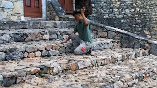 #8 Build Stone Steps Start Garden Decoration Design